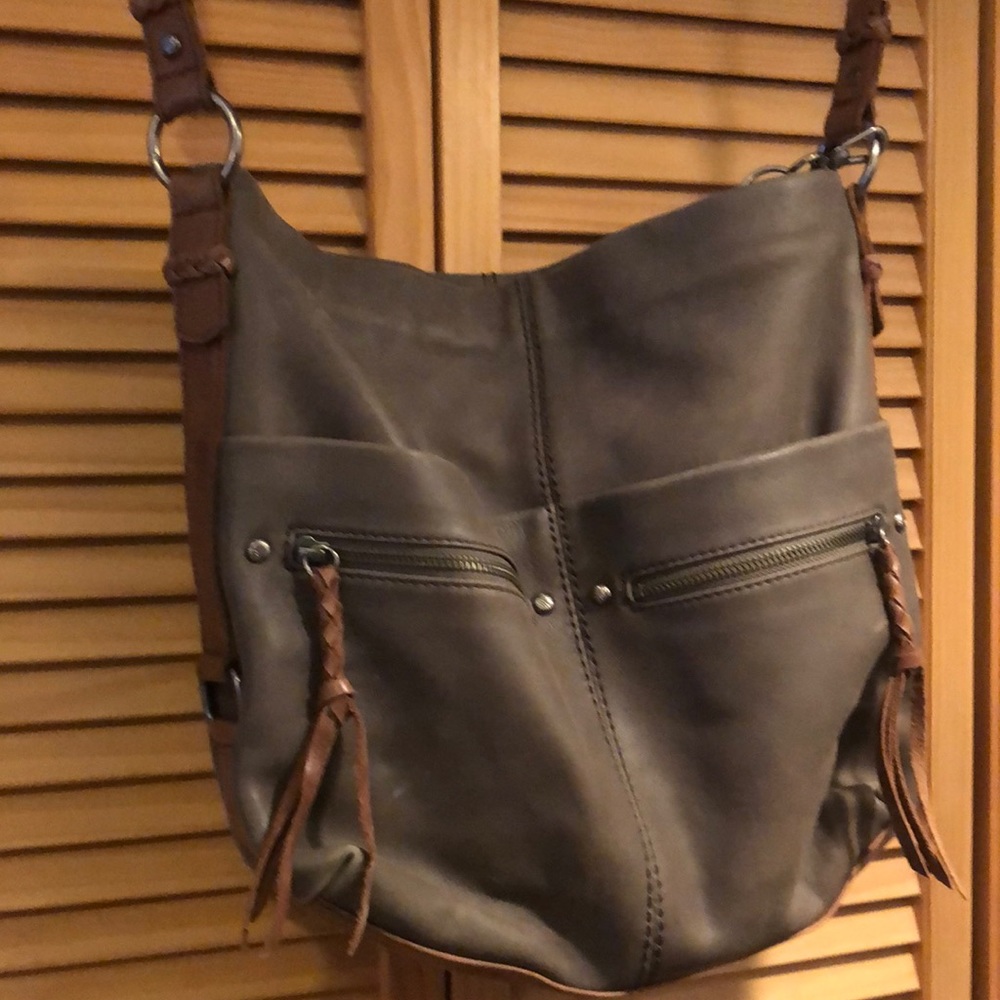 Taupe Leather Bag